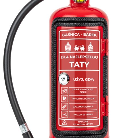 Gaśnica Mini Barek - Prezent dla Taty - schowek na alkohol - skrytka - sejf