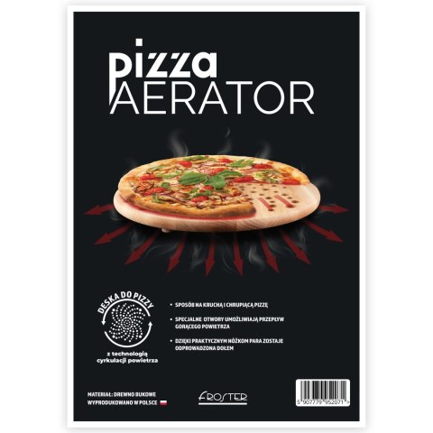 Pizza Aerator Deska do Pizzy Patera Taca 35 cm