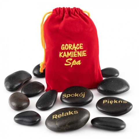 Zestaw gorących kamieni do masażu prezent dla niej