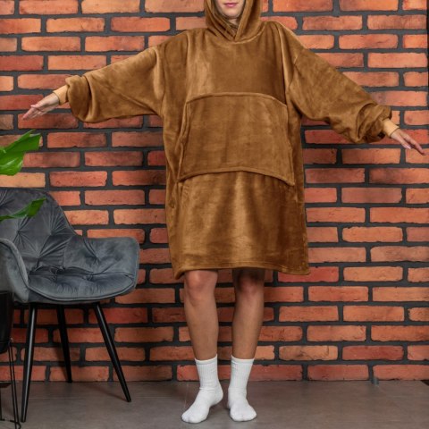 Bluzair Bluza Koc Hoodie Oversize Polska Toffee