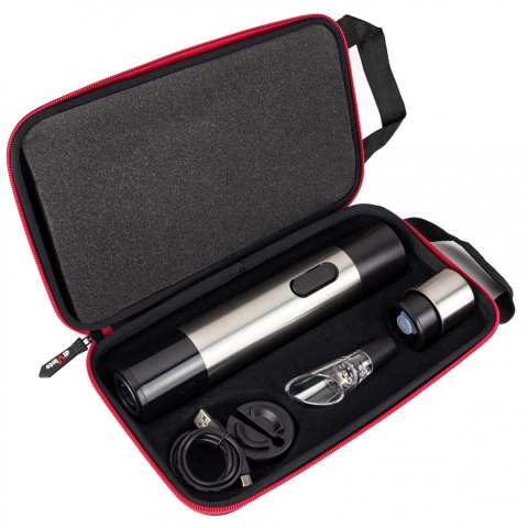 Duo Twister diVinto- zestaw do wina - akcesoria - elektryczny otwieracz 2w1