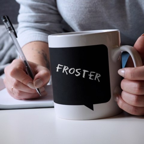 Gigantyczny Kubek Tablica z kredą do pisania