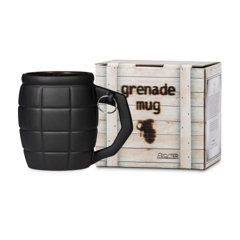 Kubek Granat Czarny 450ml prezent Dzień Chłopaka