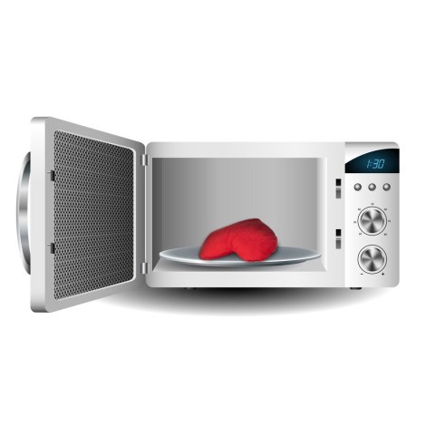 Grzejący Pierniczek termofor serce pestki wiśni