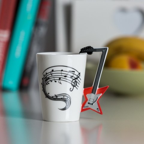 Kubek Muzyka - Gitara Elektryczna - prezent dla muzyka, dla gitarzysty