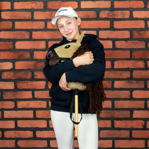 Skippi Hobby Horse z kantarem - Karmel - A3 HH - prezent na dzień dziecka