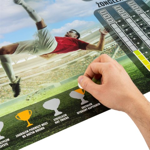 Zestaw Młodego Piłkarza - Mata Sprintigo ProMat 180x120 i Zdrapka Piłkarza