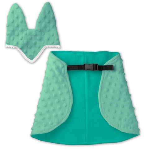 Derka i nauszniki Skippi dla Hobby Horse - zielony - pastelowa