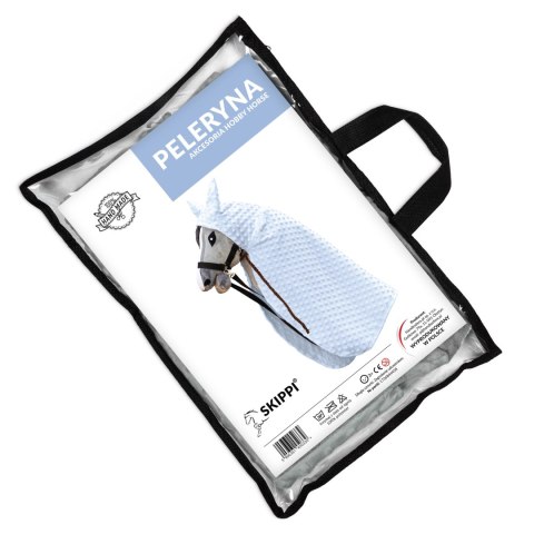 Peleryna Skippi dla Hobby Horse - błękitna - prezent na dzień dziecka