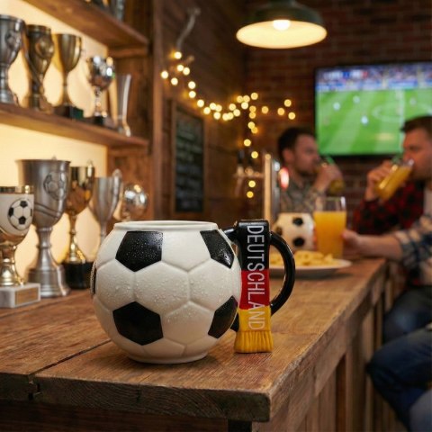 Kubek piłka z szalikiem - Niemcy i podkładka piłka 25