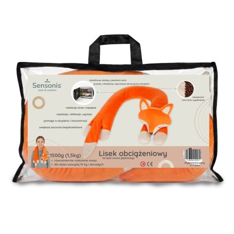 Sensonis Pluszak Obciążeniowy Lisek 1.5 kg 25
